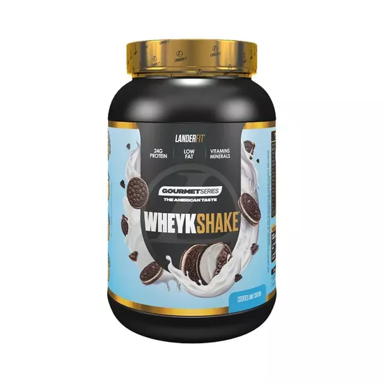 Foto do Produto Whey LanderFit Wheykshake Gourtmet Cookies And Cream 900G