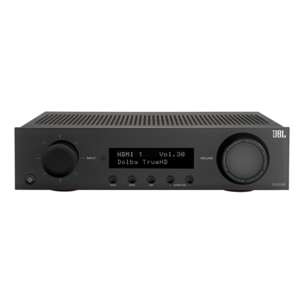 Foto do Produto Receiver JBL MA510 5.2CH 8K 75RMS Preto Bivolt