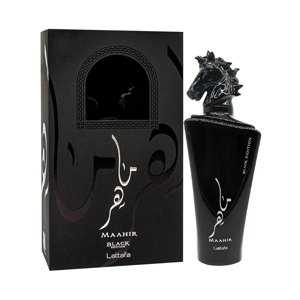 Foto do Produto LATTAFA PERFUME MAAHIR BLACK EAU DA PARFUM 100 ML