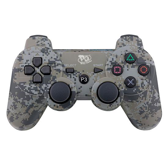Foto do Produto CONTROLE PS3 PLAYGAME DUALSHOCK ARMY BROWN