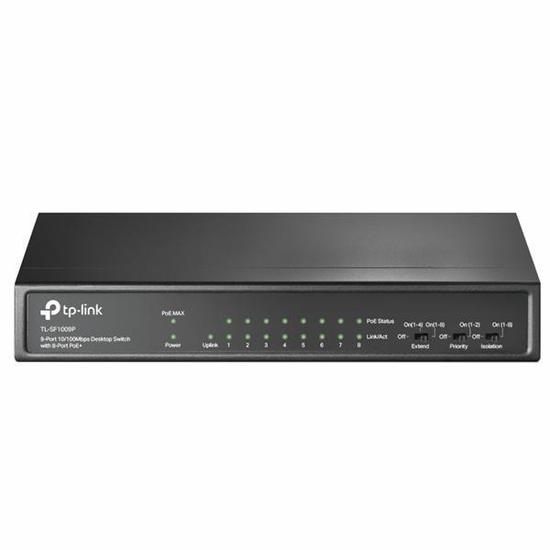 Foto do Produto Switch TP-Link TL-SF1009P - 9 Portas