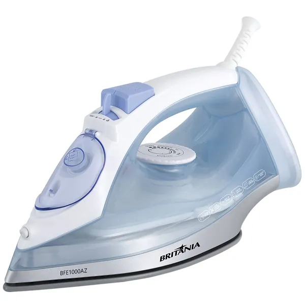 Foto do Produto Ferro a Vapor Britânia BFE1000AZ de 2.100 watts Antiaderente + Spray 220V ~ 50/60 Hz - Branco/Azul