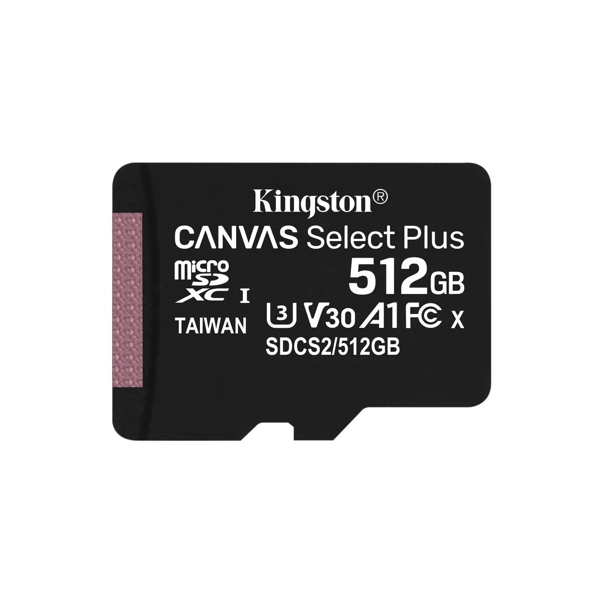 Foto do Produto Cartão de Memória Kingston Select Plus SDCS2/512GB - 512GB - Micro SD Com Adaptador - 100MB/s