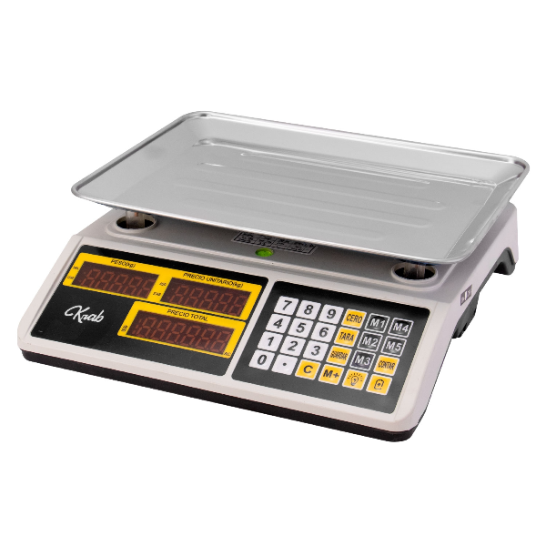 Foto do Produto Balança Digital Comercial Krab KBBDC40 Para Ate 40 KG / Bivolt - Branco