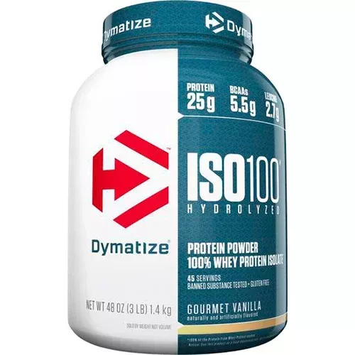 Foto do Produto Whey Dymatize ISO 100 Gourmet Vanilla 1.3KG