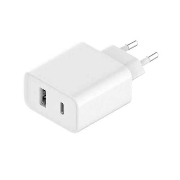 Foto do Produto Carregador Xiaomi AD332EU 33W USB-C/USB-A - Branco