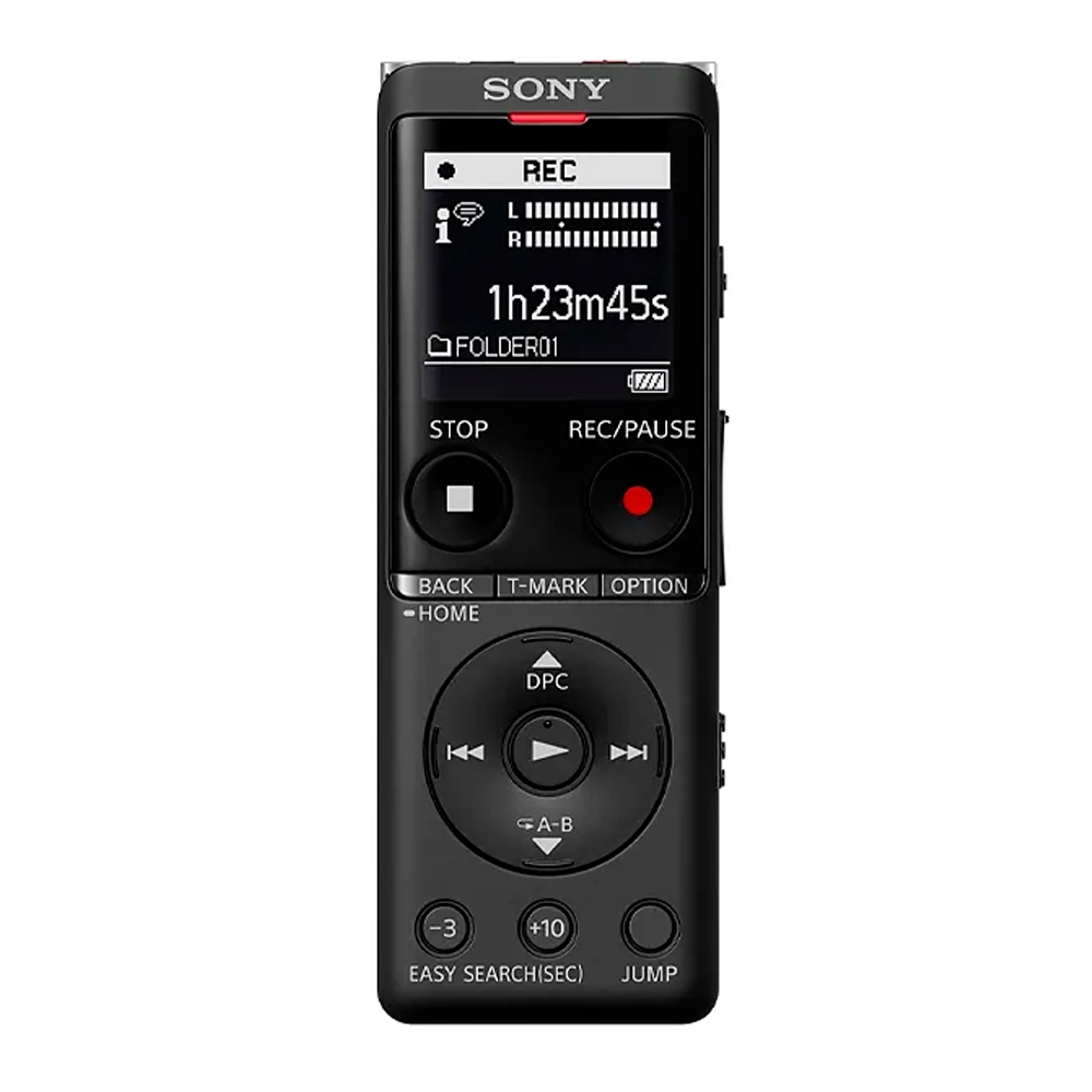 Foto do Produto Gravador de Audio Sony ICD-UX570F - 4GB - Preto