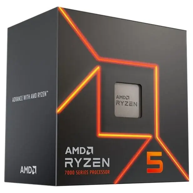 Foto do Produto CPU AMD AM5 RYZEN R5-7600 3.8GHZ 38MB