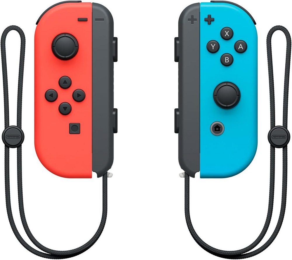 Foto do Produto Controle Nintendo Switch Joy-Con (L/R) - Neon Red/Blue