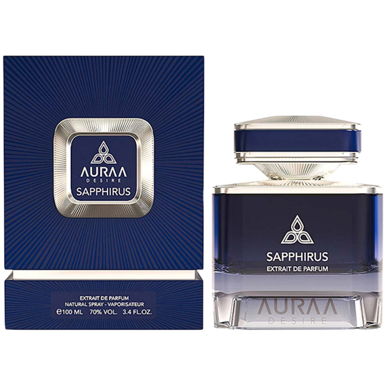 Foto do Produto Perfume Auraa Desire Sapphirus Extrait de Parfum Unissex 100ML