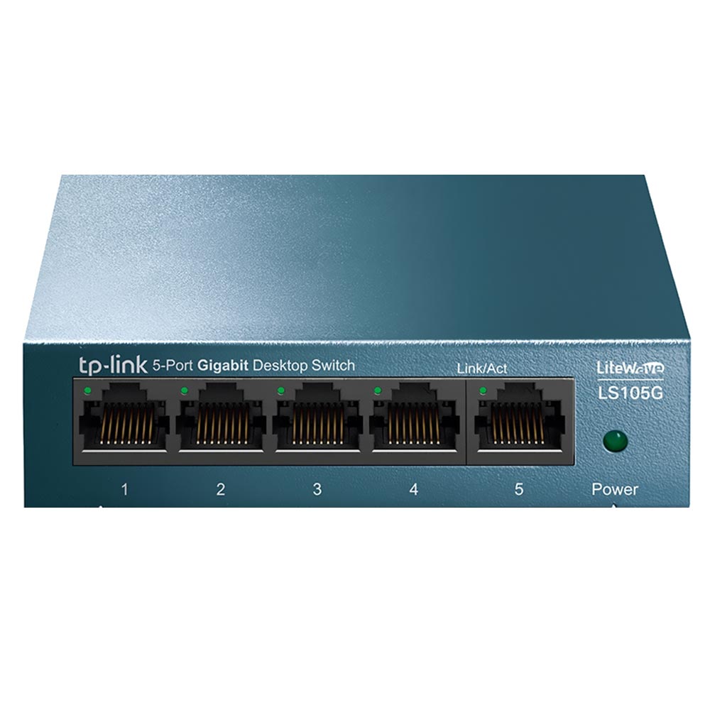 Foto do Produto Hub Switch Tp-link LS105G 5 Portas - 10/100/1000Mbps