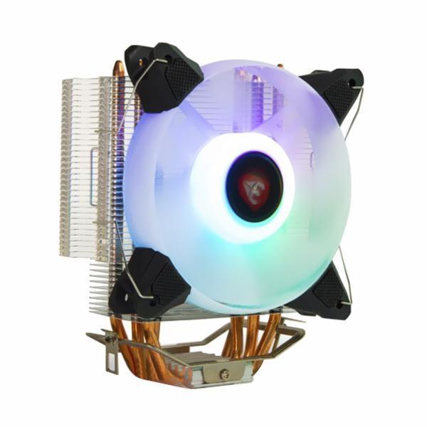 Foto do Produto Air Cooler CPU Sate CC-79, ARGB, Preto 120MM, Intel 115X/1200/1366, AMD AM2/AM3/AM4/AM5/FM2/FM1