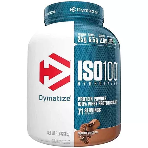 Foto do Produto Whey Dymatize ISO 100 Gourmet Chocolate 2.3KG