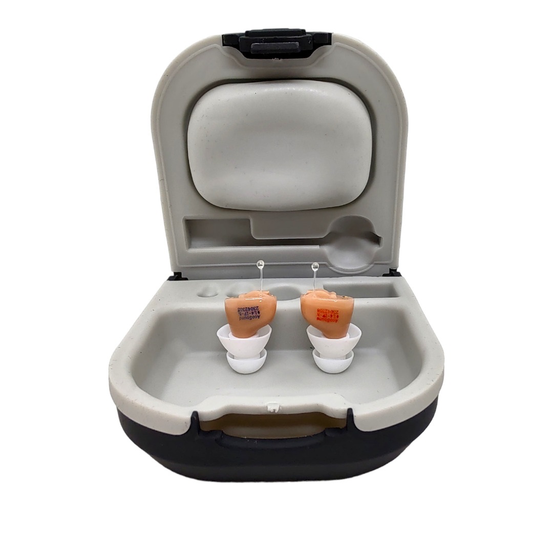 Foto do Produto AMPLIFICADOR AUDITIVO DIGITAL MINI PAR L4-IF-N