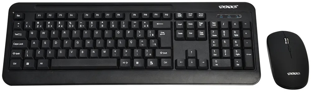 Foto do Produto Teclado + Mouse Wireless Satellite AK-725G - Black (Português)