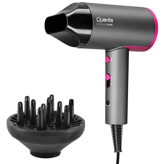 Foto do Produto Secador de Cabelo Quanta Compact Look QTSCP20 Bivolt