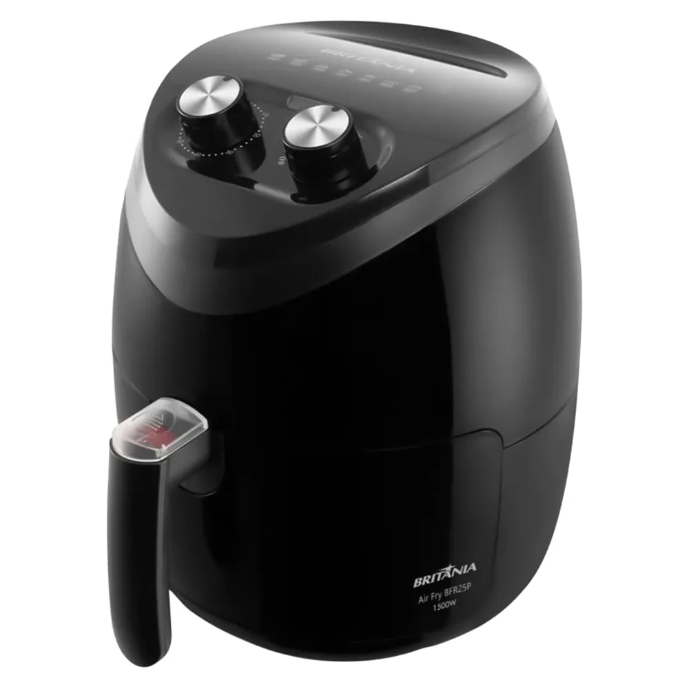 Foto do Produto BRITANIA FREIDORA AIRFRY BFR25P 4L/1500W 110V/60HZ NEGRO