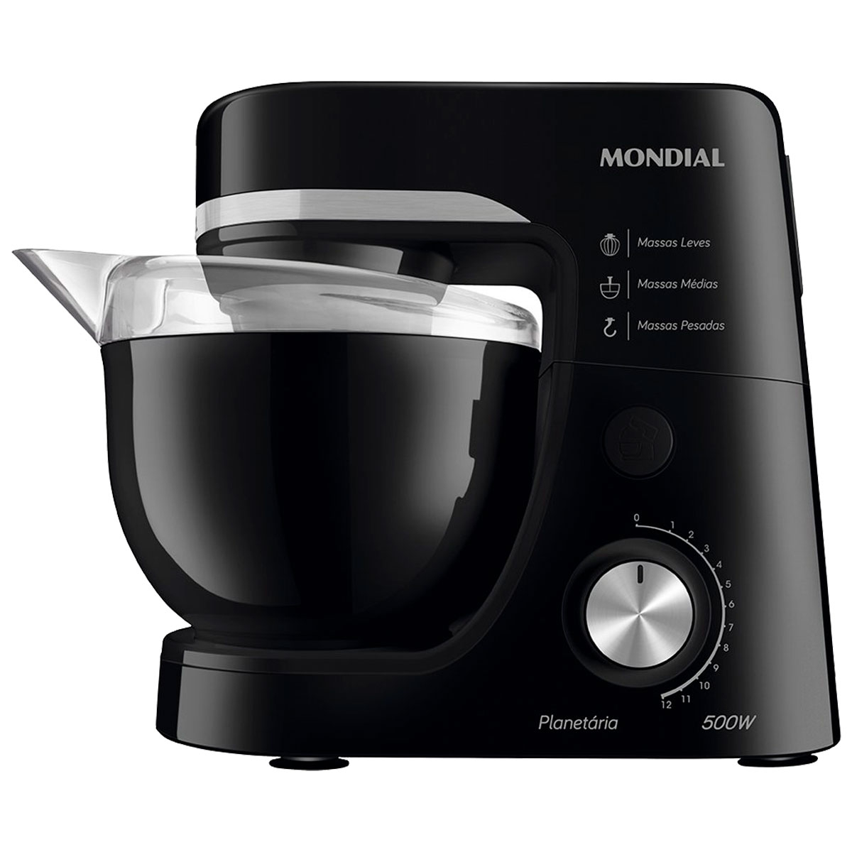 Foto do Produto Batedeira Planetária Mondial BP-03-B - 700W - 4.5L - 220V 50/60Hz - Preto