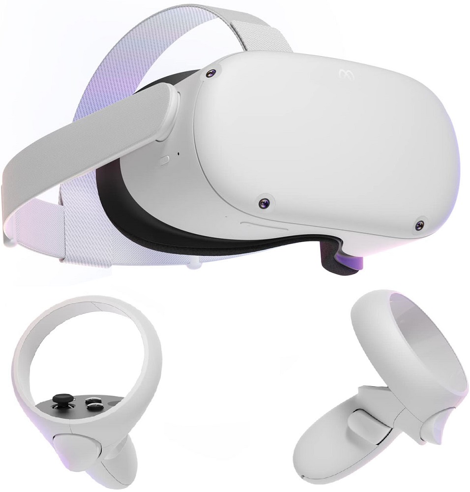 Foto do Produto Óculos de Realidade Virtual Meta Quest 2 256GB - White