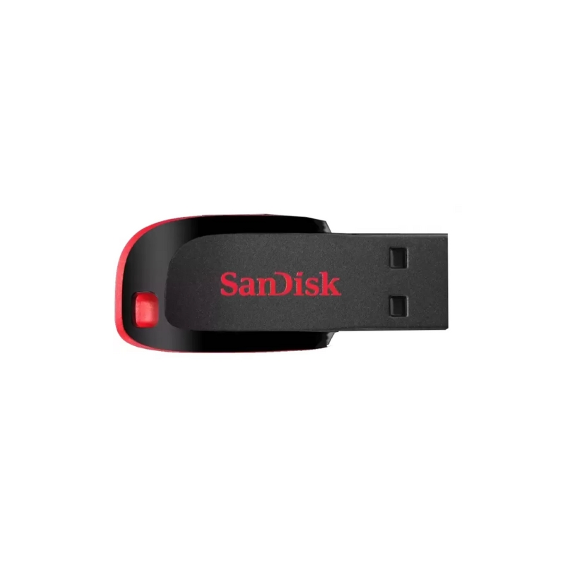 Foto do Produto Pendrive SanDisk Cruzer Blade Z50 64GB - Black/Red
