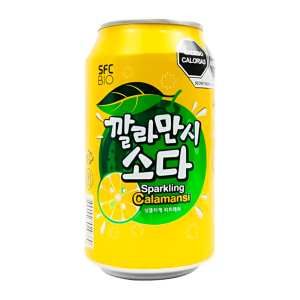 Foto do Produto Refrigerante Coreano Lima Calamansi lata 350Ml