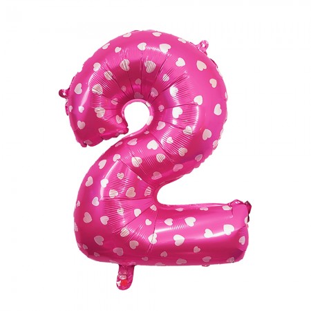 Foto do Produto Balao Numero 2 Pink 16 Polegadas