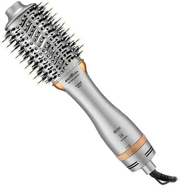 Foto do Produto Escova Elétrica Britânia BES33SD Compact com 1.300 watts Bivolt - Prata/Dourado