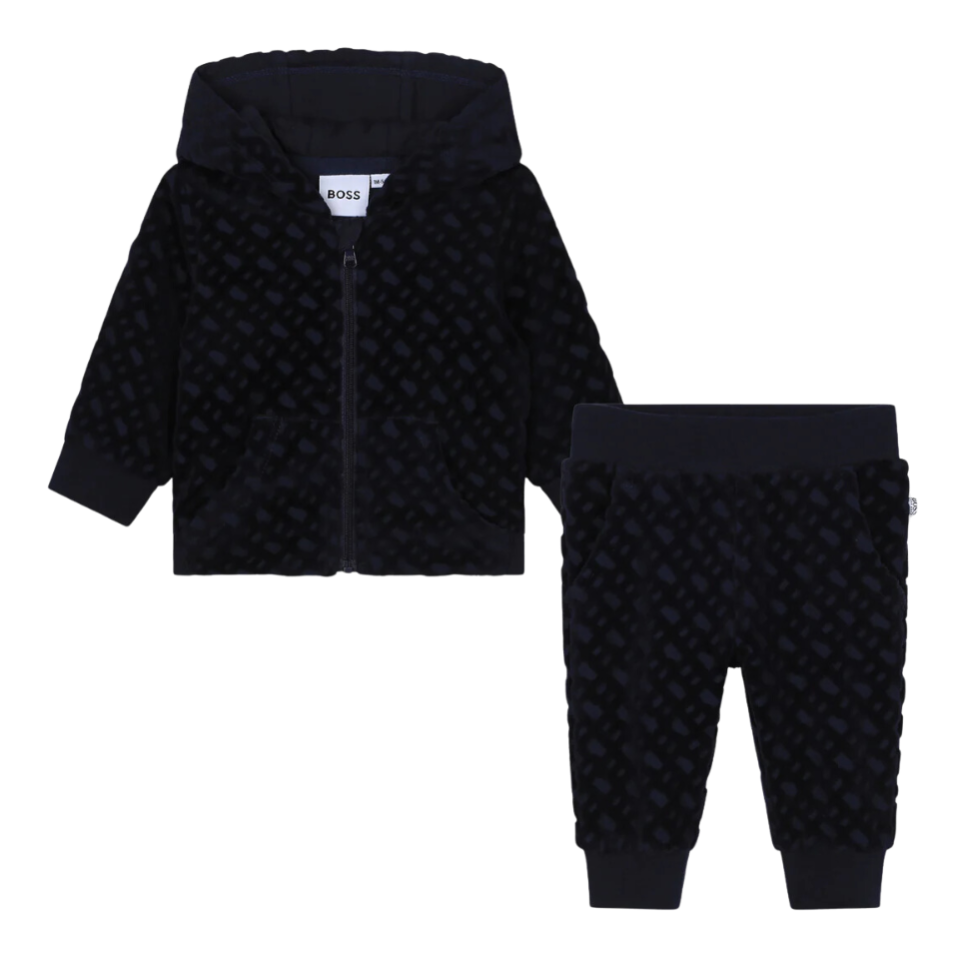 Foto do Produto CONJUNTO BOSS KIDS J98432 AZUL OSCURO