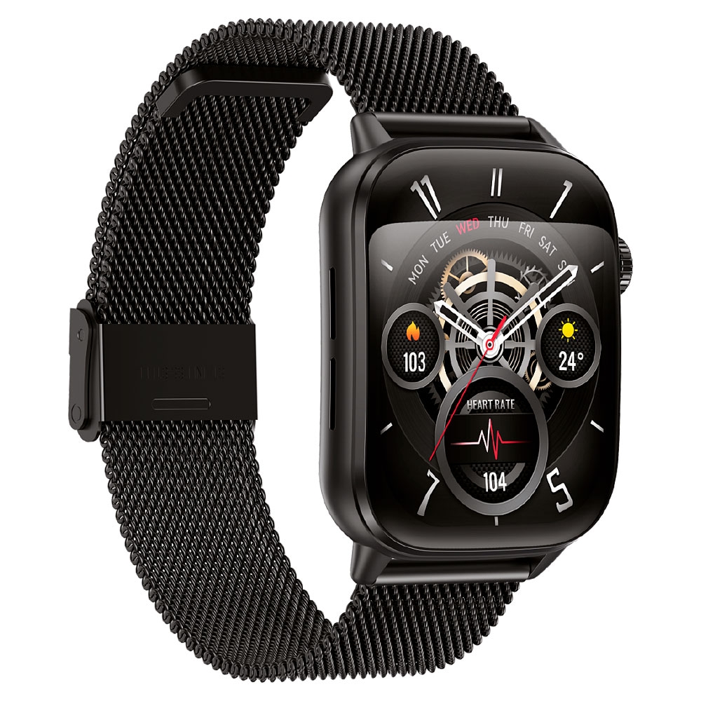 Foto do Produto SmartWatch G-Tide S6 Pro - Bluetooth - Pulseiras Extra - Preto