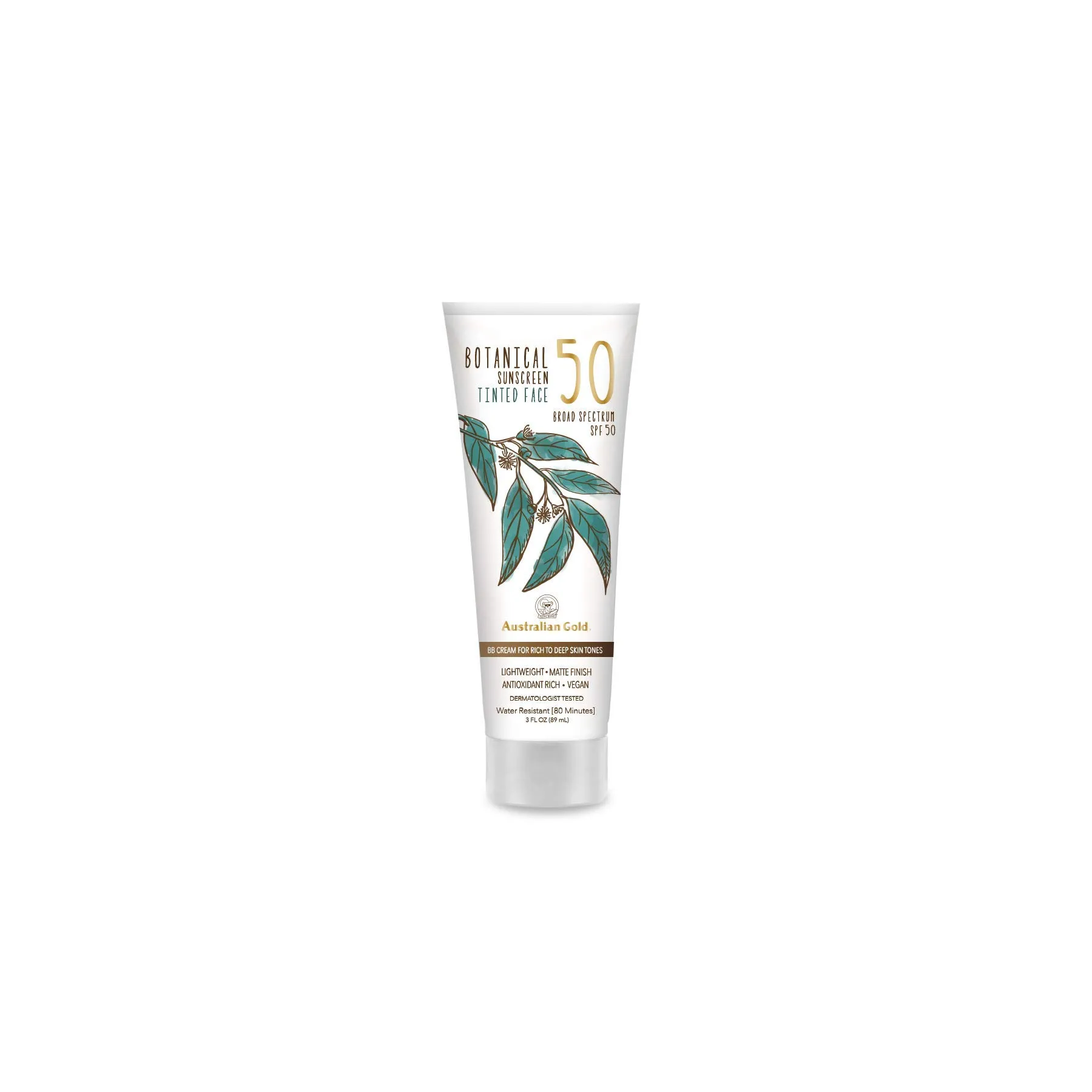 Foto do Produto AUSTRALIAN GOLD PROTECTOR SOLAR BOTANICAL TINTED SPF50 89ML