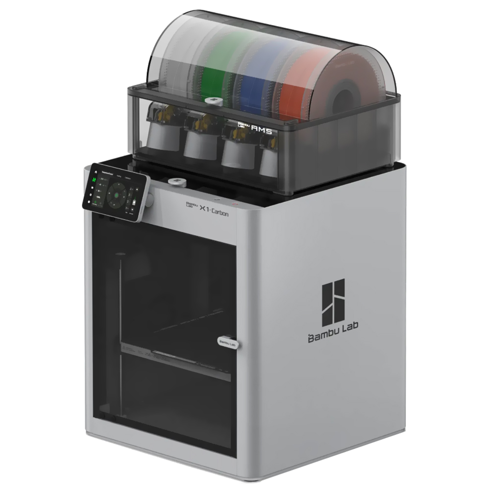 Foto do Produto Impressora 3D Bambu Lab PF001-P+SA001 X1-Carbon Combo AMS / Bivolt - Cinza