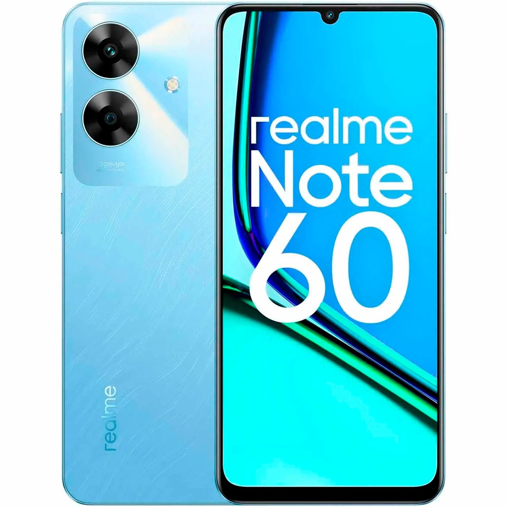 Foto do Produto Celular Realme Note 60 RMX3933 - 4/128GB - 6.74'' - Dual-Sim - Voyage Blue
