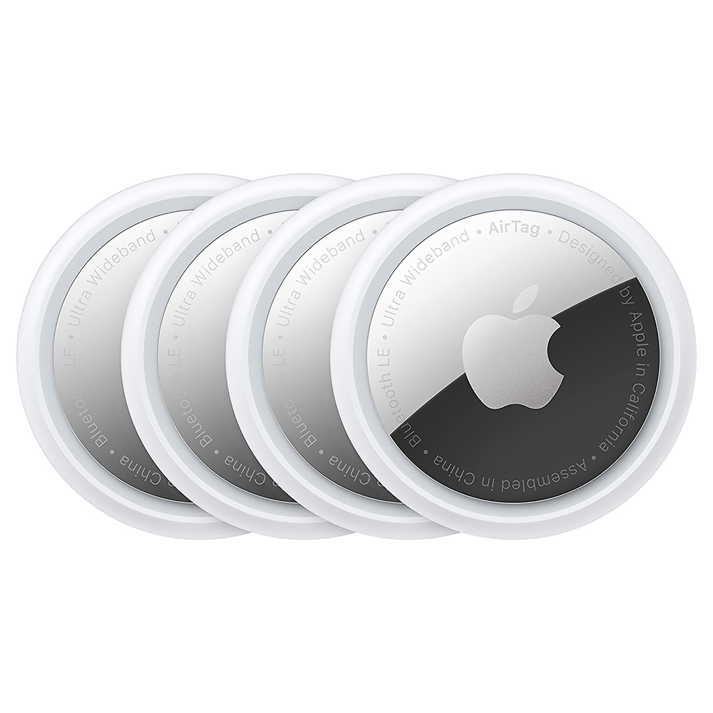 Foto do Produto Rastreador Apple AirTag MX542LL/A Bluetooth - Branco / Prata (Kit com 4)