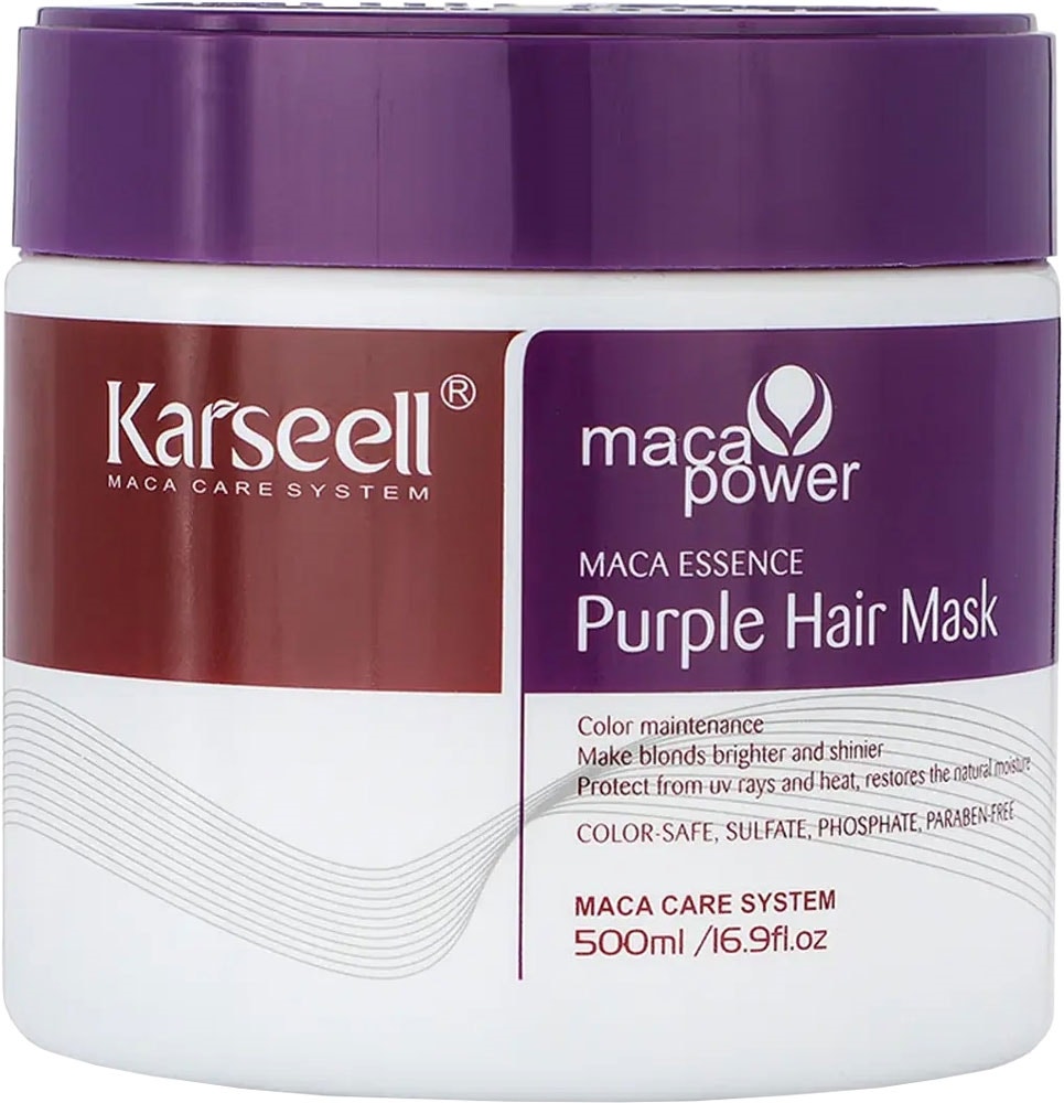 Foto do Produto Máscara Capilar Karsell Maca Power Essence Purple Hair Mask - 500mL