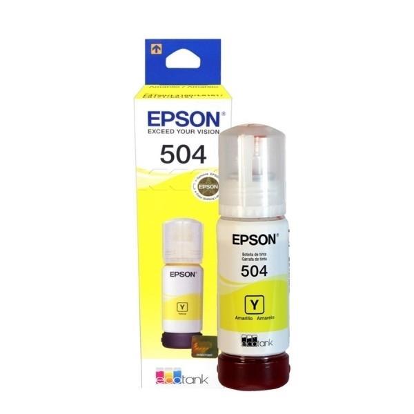 Foto do Produto TINTA EPSON T504 420 AMARELO 70ML C13T03N42A