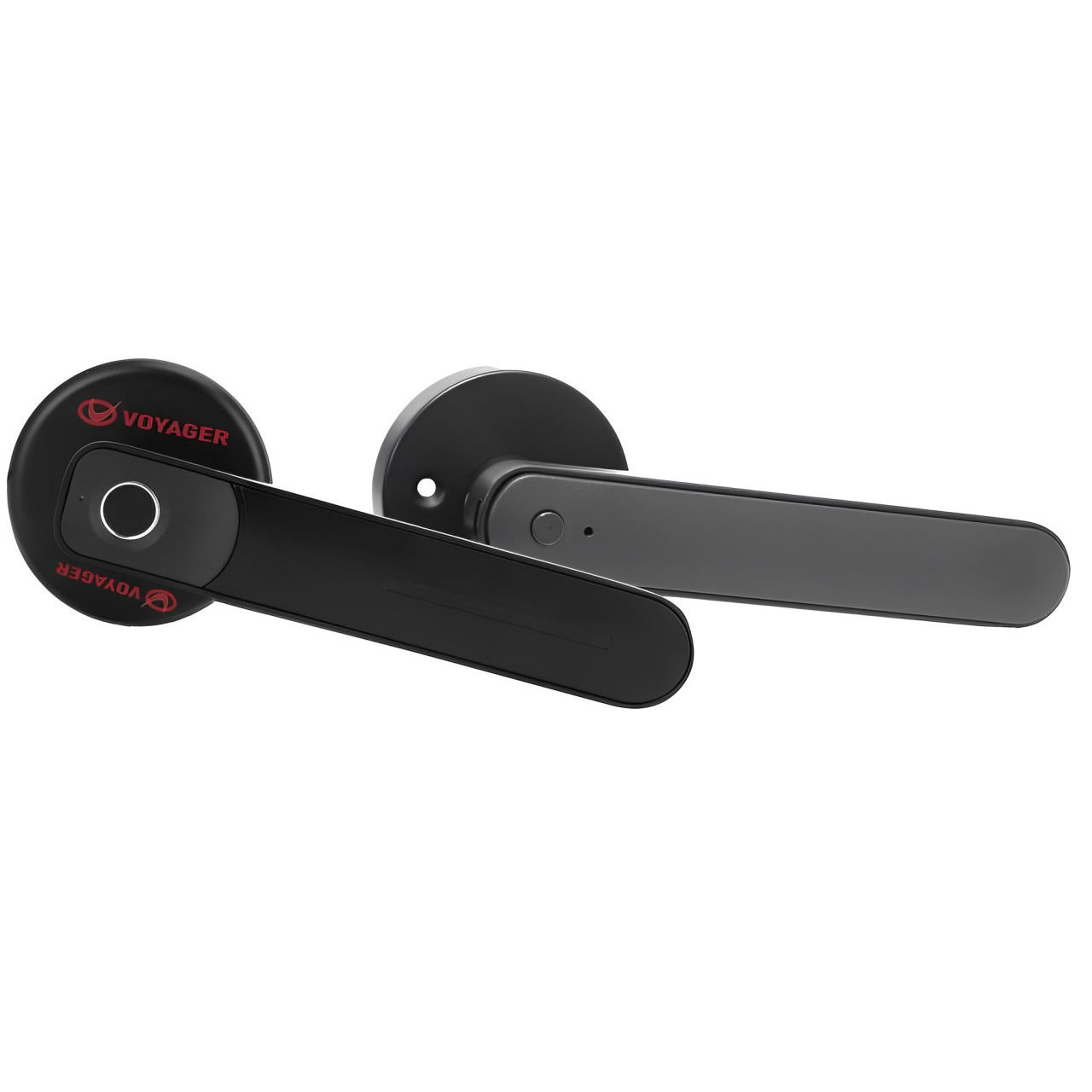 Foto do Produto Fechadura Elétrica Voyager VR-42 - Impressão Digital - Preto