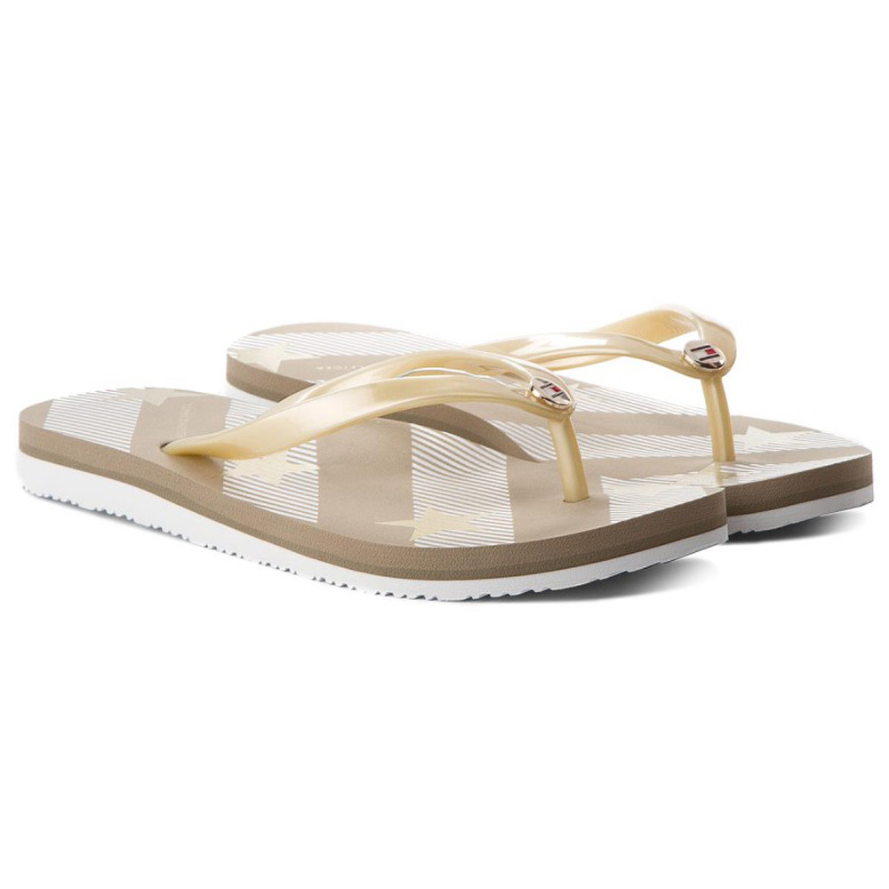 Foto do Produto Chinelo Tommy Hilfiger Feminina FW0FW02384068-068 37 Beige