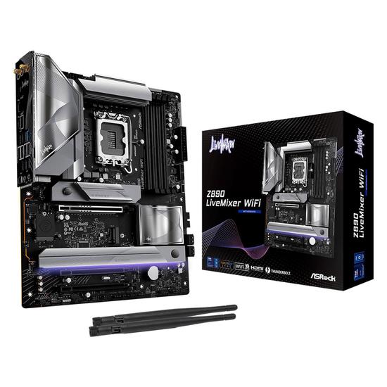 Foto do Produto Placa Mãe Asrock Z890 Livemixer Wi-Fi Intel Soquete LGA 1851