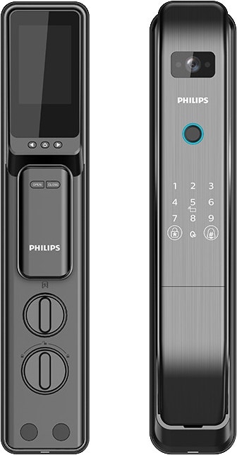 Foto do Produto Fechadura Eletrônica Digital Philips DDL303-VP-5HWS Preto