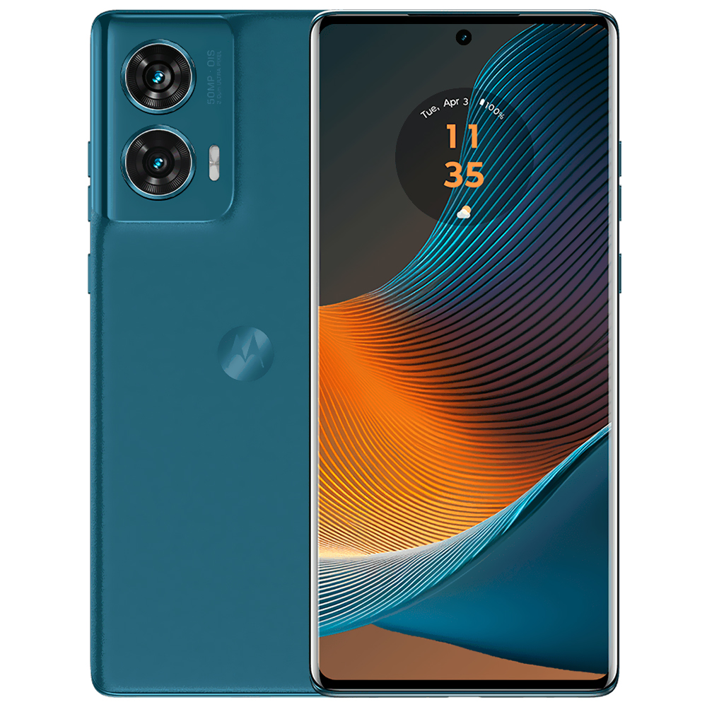 Foto do Produto Celular Motorola Edge 50 Fusion XT2429-1 8GB de RAM / 256GB / Tela 6.7" / Dual Sim 5G - Verde Azulado