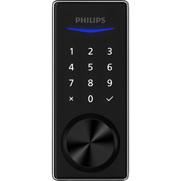 Foto do Produto Fechadura Digital Philips DDL240X-1HBS App - Preto