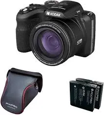Foto do Produto KODAK CAMARA DIGITAL PIXPRO AZ426 20MP + 2 BATERIAS BLACK