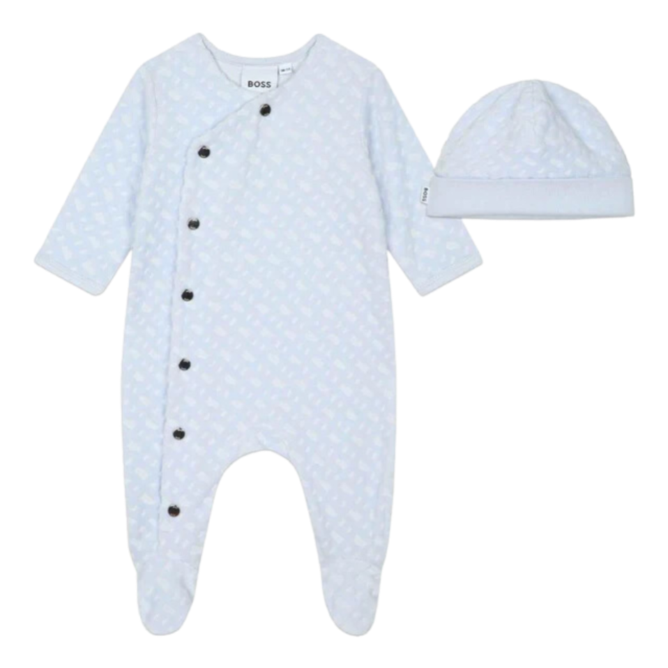 Foto do Produto ENTERIZO+GORRO BOSS KIDS J98434 AZUL