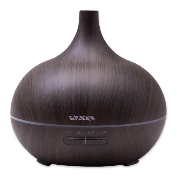 Foto do Produto Umidificador de Ar Satellite Aroma Diffuser A-H6701 / 7 Modos de Luz / 5W / 400ML / Bivolt - Marrom