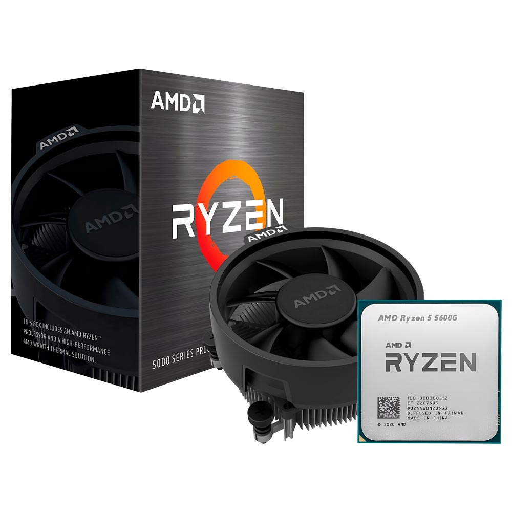 Foto do Produto Processador AMD Ryzen 5 5600G Socket AM4 / 3.9GHz / 19MB