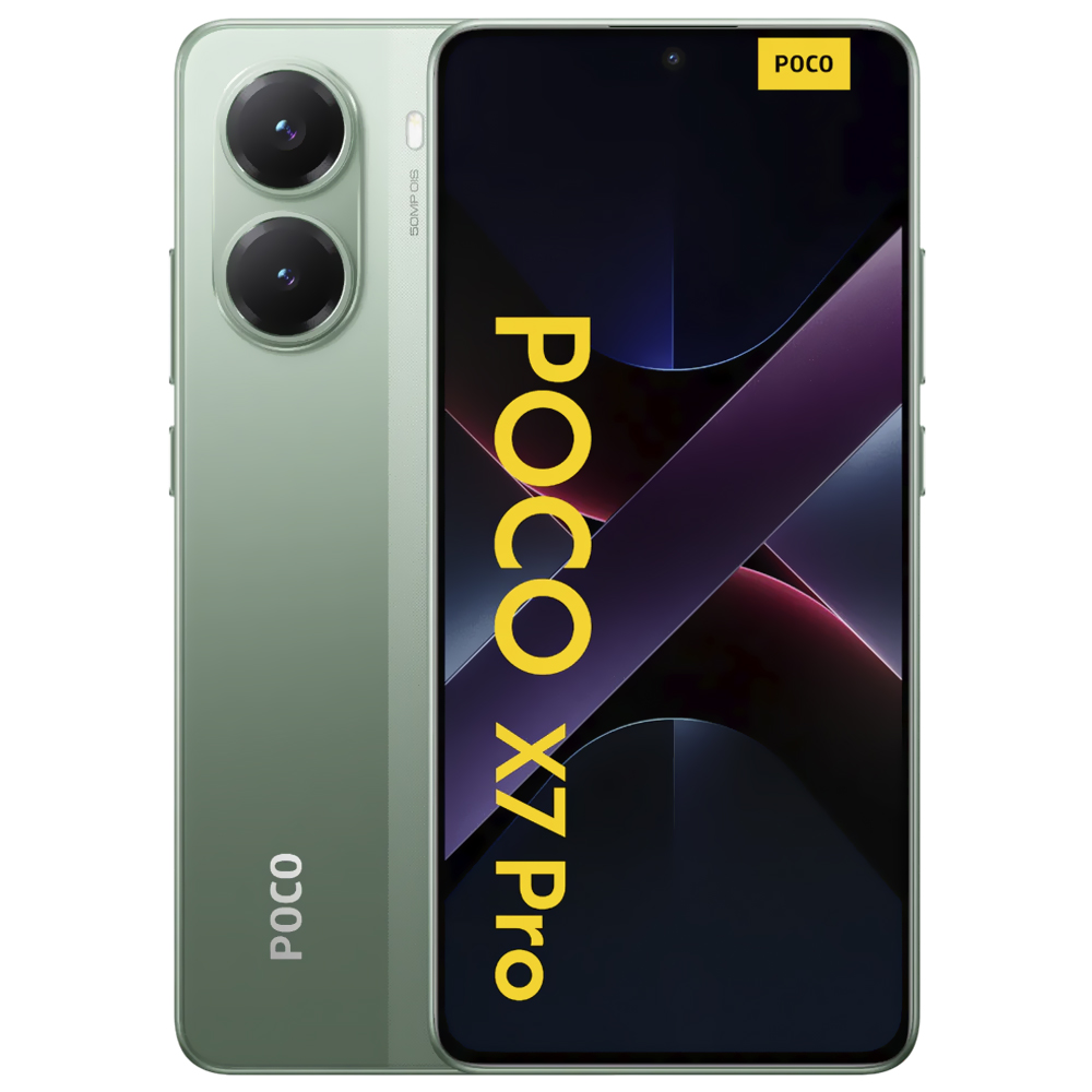 Foto do Produto Celular Xiaomi POCO X7 Pro 12GB de RAM / 512GB / Tela 6.67" / Dual Sim 5G - Verde (Global)