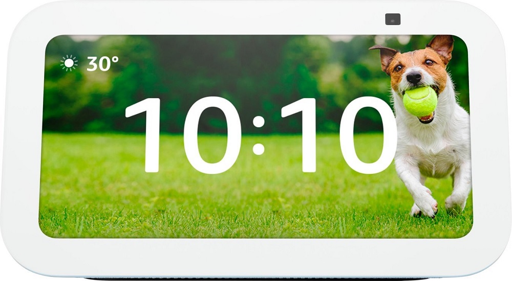 Foto do Produto Tela Smart Amazon Echo Show 5 (3rd Gen) with Alexa - Cloud Blue (Caixa Feia)