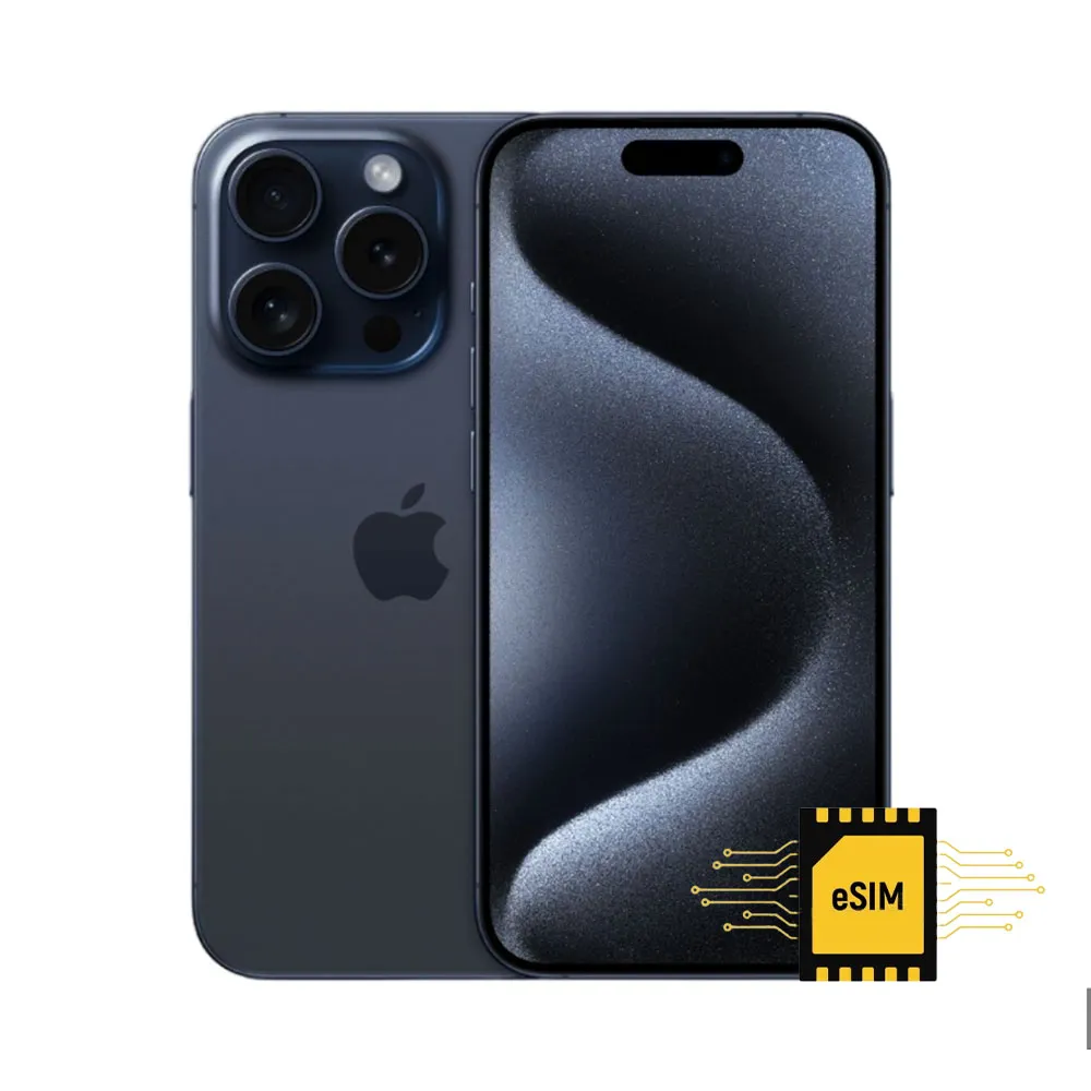 Foto do Produto APPLE CEL SWAP IPHONE 15 PRO 128GB GRADO A BLUE USA (ESIM)