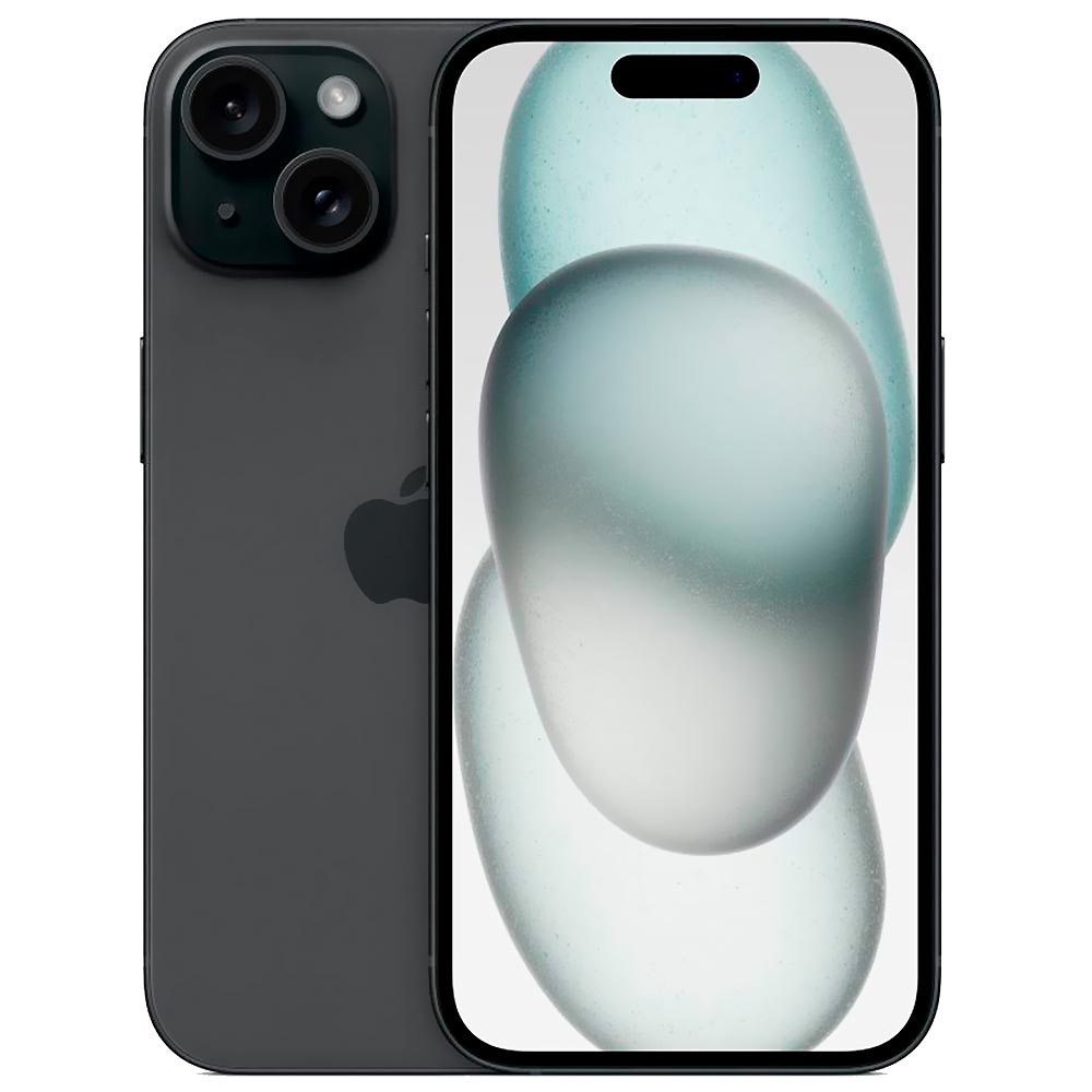 Foto do Produto Apple iPhone 15 MTP03HN/A A3090 128GB / nanoSIM / eSIM - Black