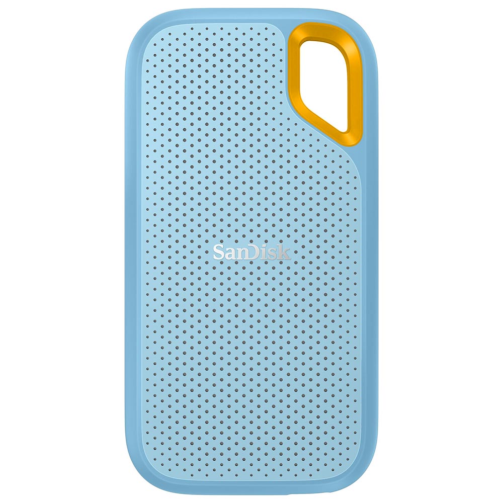 Foto do Produto SSD Externo SanDisk 4TB Portatil Extreme - Azul (SDSSDE61-4T00-G25B)